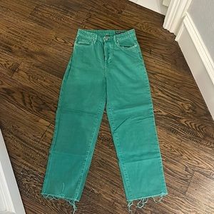 BLANKNYC green jeans “the baxter”